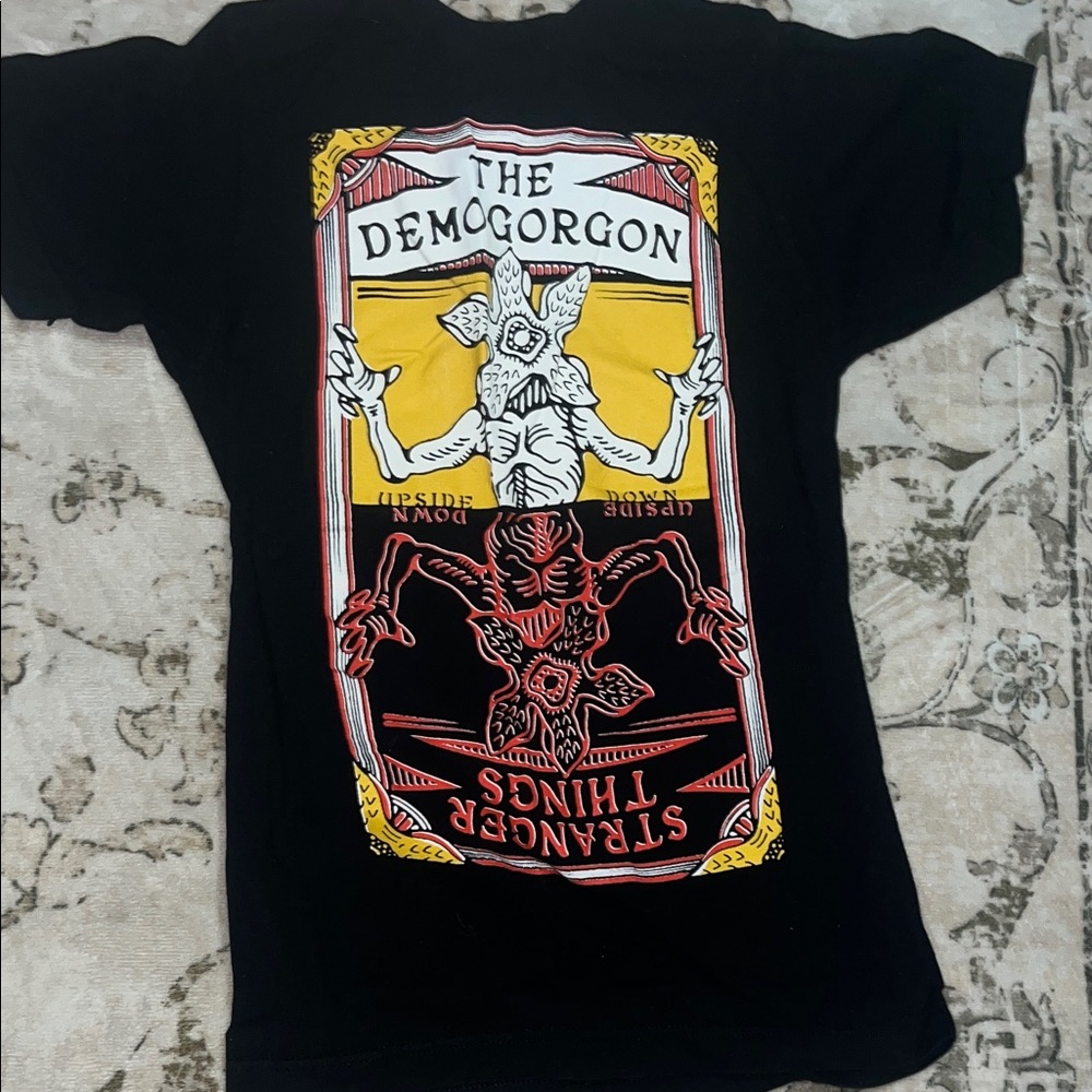 Hot Topic Black Stranger Things Demogorgon Tee
